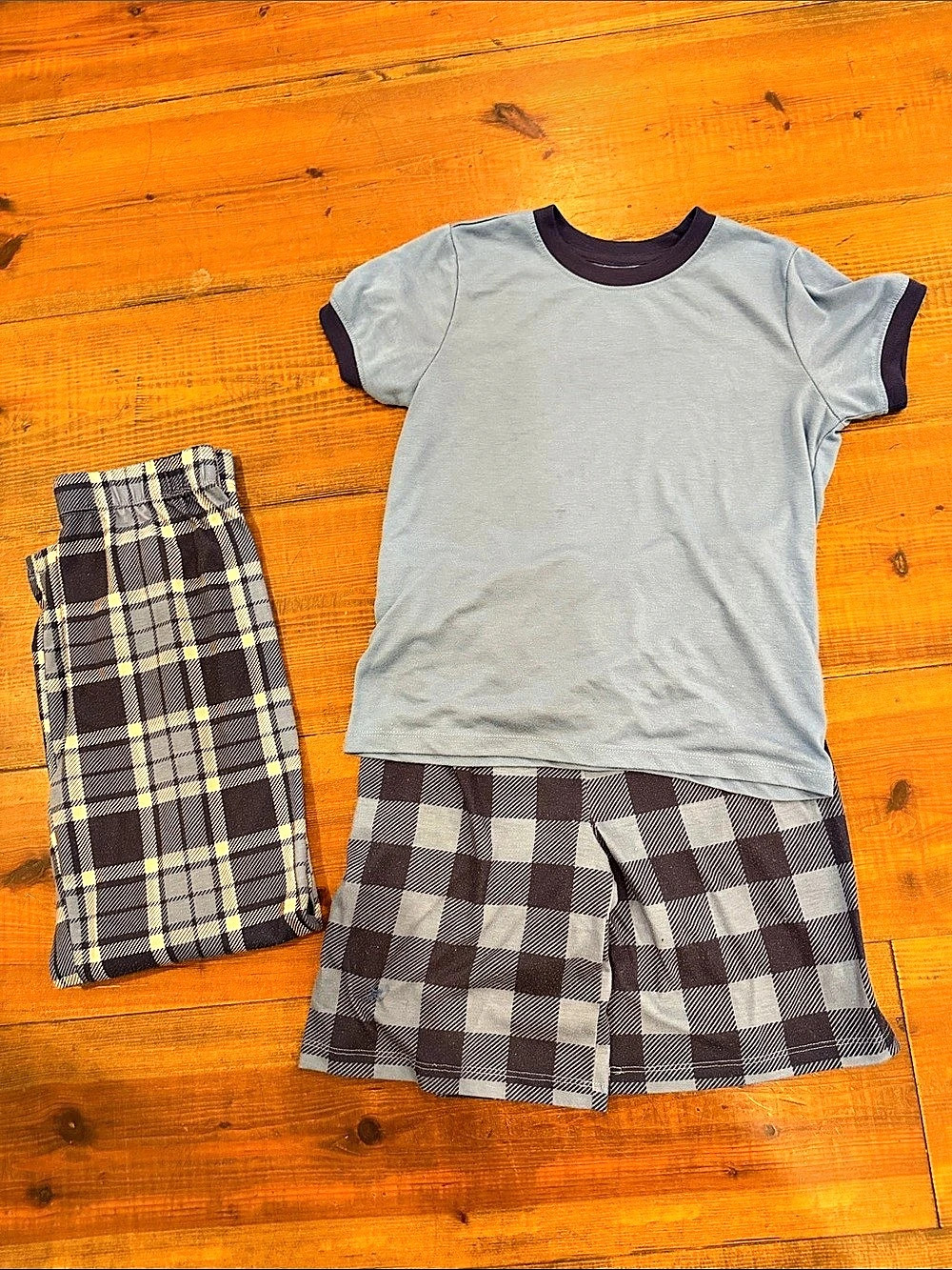 Dreamlife boys 10/12 Plaid Matching Set pjs
